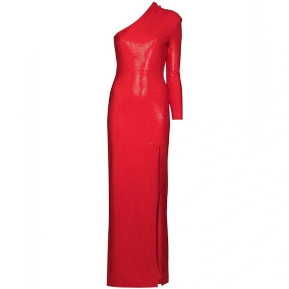 Solace London | Dresses | Solace London Monroe Maxi Dress In Red Size 4 |  Poshmark